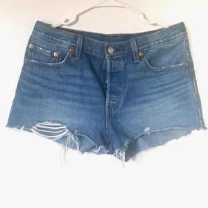 LEVI'S Blue Demin shorts